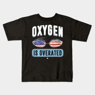 SWIMMING: Oxygen is Overated Kids T-Shirt